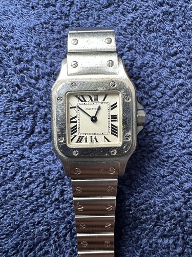 Vintage cartier santos - vintage, galbée