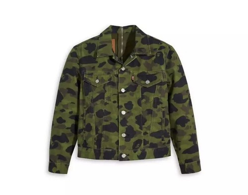 Bape levi green camo - levi’s,