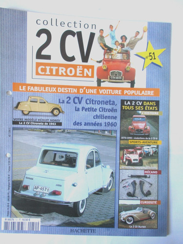 Fascicule citroën 2cv 51 - citroËn,