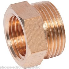 Raccord en laiton réduit coté femelle plomberie sanitaire chauffage etc...