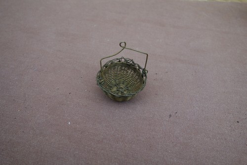 Ancien panier métal cuivre - cuivre, ou