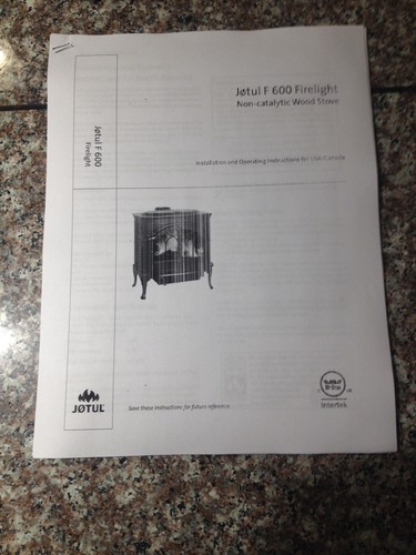 Jotul 600 firelight wood - f,
