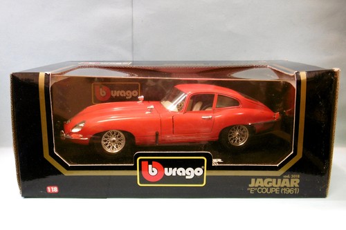Bburago jaguar type e - jaguar, coupé