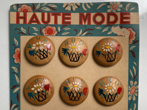Lot boutons vintage - vintage, 25-26