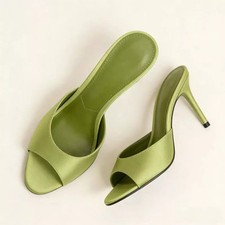 Sandale Mule Femme Talon Haut