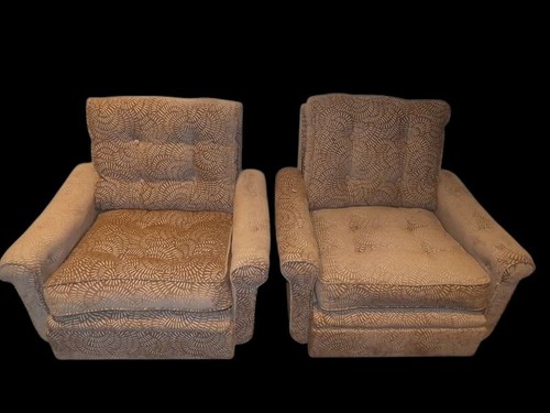 Paire fauteuils années - de,