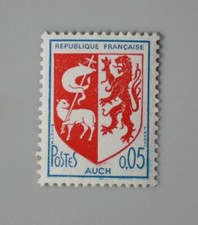 Année 1966 france YT 1468 neuf luxe ** blason armoiries de ville AUCH