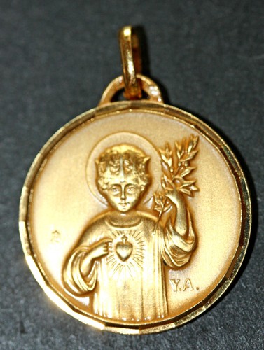 Médaille religieuse plaqué