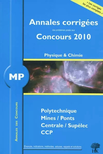 Physique chimie 2010 - mp,