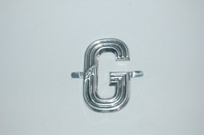 Ancienne Lettre G en aluminium