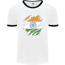 T-Shirt Ringer Homme Drapeau