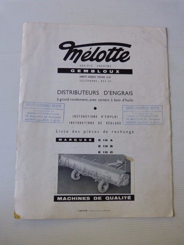 Catalogue pieces rechange - catalogue,