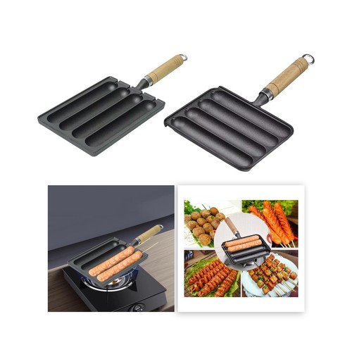Poêle griller saucisse - à,