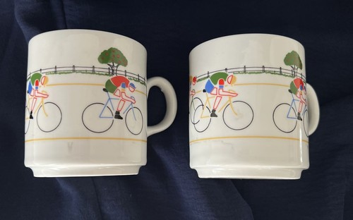Mugs porcelaine à motif - porcelaine,