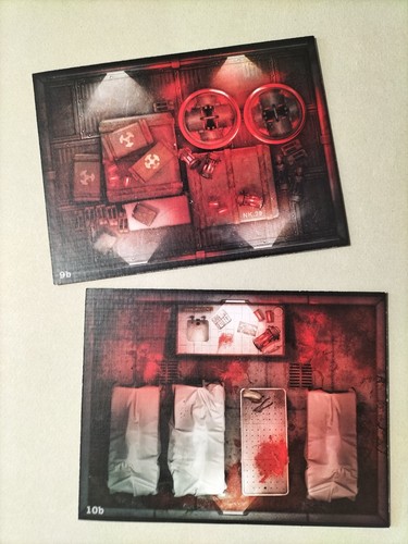 Lot tuile double face - face, 9ab