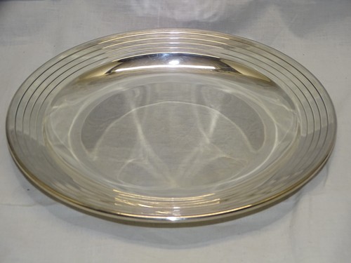 Superbe plat argent - -superbe, massif