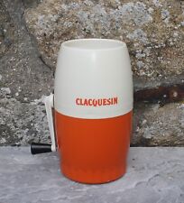 Broyeur à glaçons Clacquesin orange vintage