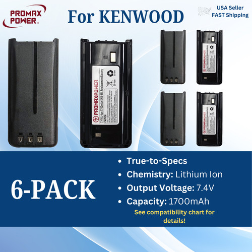 Replacement batteries for - 6x,
