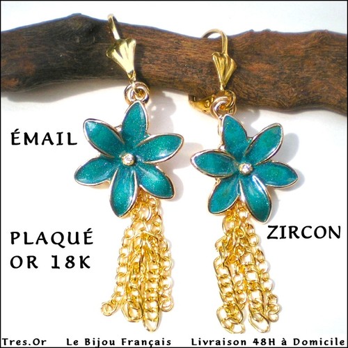 Boucles oreille plaqué or - boucles, d'oreille