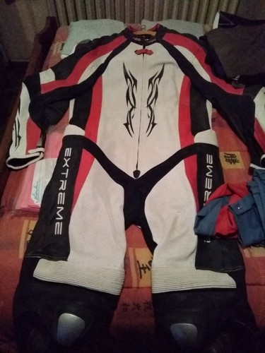 Combinaison moto cuir homme - cuir,