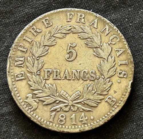 Rare francs napoléon 1814 - rare,