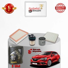Set Entretien 4 Filtres Et Huile pour Renault Megane IV 1.5 DCI 81KW 110CV Du