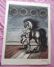 PRIKING Franz  Lithographie Signée  75Cm X 56 Cm