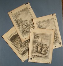4 Gravures anciennes 1754