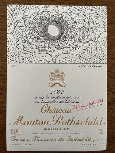 étiquette château mouton - Étiquette,
