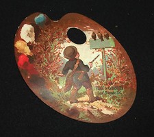 Chromo "A la Place de la