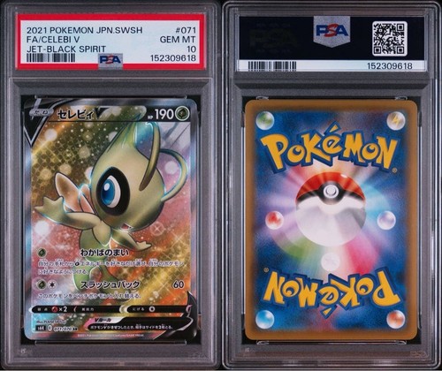 Carte pokemon psa10 celebi - carte, v
