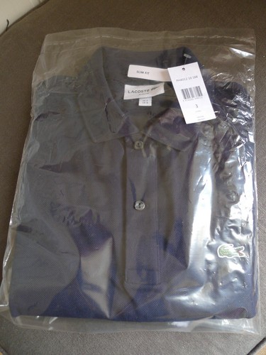 Polo lacoste bleu marine slim - lacoste,