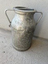 (n3) ANCIEN GRAND BIDON A LAIT  DE MARQUE EN ALU  DÉCORATIF LOFT CHALET