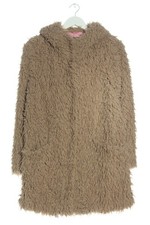 ZARA Veste en fausse fourrure Dames Veste T EU 34 crème style décontracté