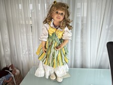 Poupée d'artiste poupée Monika Peter poupée légère en vinyle 85 cm. Bon état ...