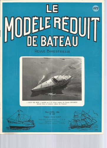 Modele reduit bateau 129 - de, n°129