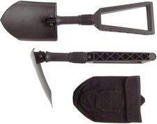 Pelle pliante Fiskars 1000621 servant de pelle et de pioche + housse