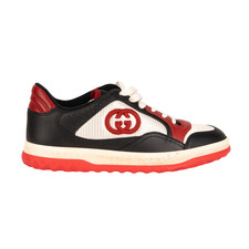 Gucci baskets mac80 cuir - cuir, noir