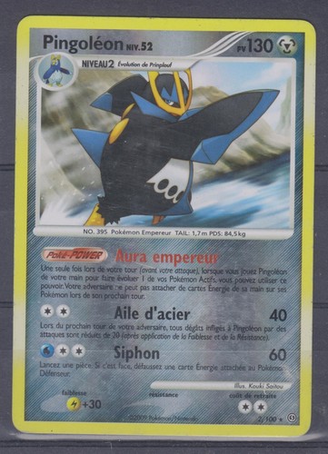 Carte pokemon pingoléon - -,