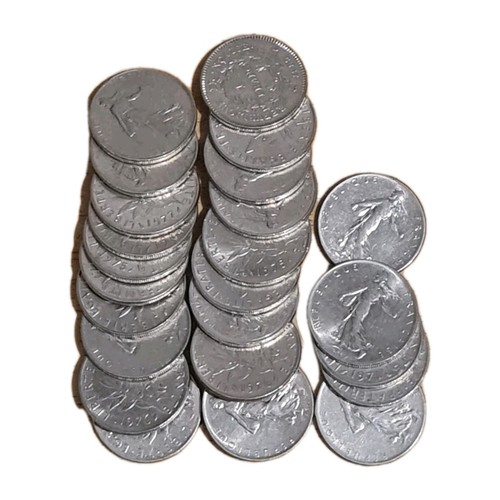 Lot pièces 1 franc - lot, de