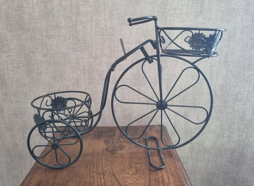 Tricycle porte plantes - tricycle, en