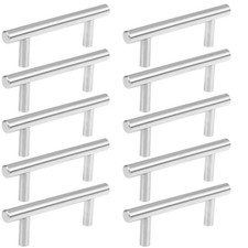  10 PCS Poignees De Portes Cuisine Poignées D'armoire En Acier Inoxydable