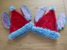 Lot of 2 Disney Stitch Santa Hat Disneyland Resort Paris Rare Christmas DLP 
