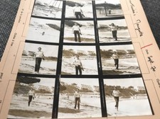 ETIENNE MOUGEOTTE  : PLANCHE CONTACT ORIGINALE de 1970