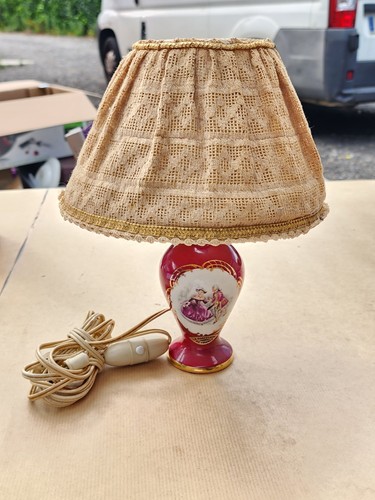 Lampe vintage porcelaine - , de