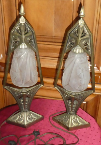 Paire lampe bureau art - de,