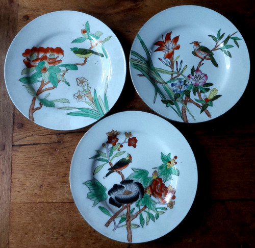 Assiettes anciennes en - 3,