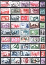 Algérie 1924/58 - Lot de 220Timbres  Oblitérés - bonnes valeurs