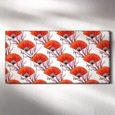 Horloge murale sur toile 60x30