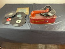 Jouet Bing : phonographe Bingola III  Avec disque enfant poupée année 20